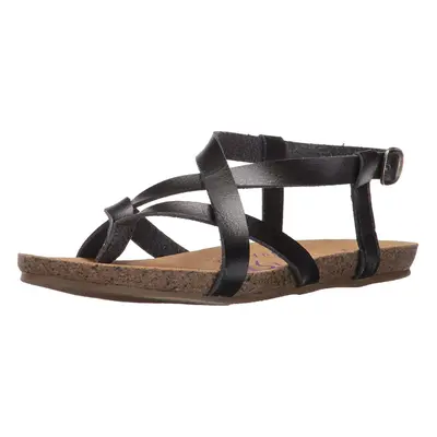 Blowfish Women's Granola Fisherman Sandal Black Dyecut PU M US