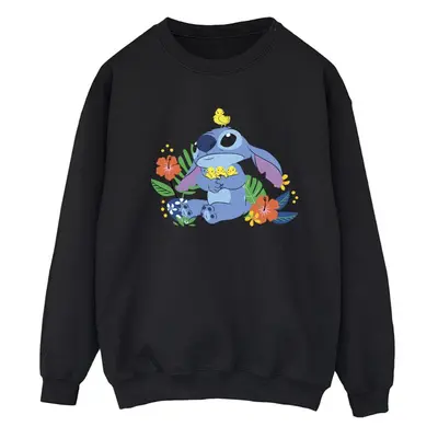 (XL, Black) Disney Womens/Ladies Lilo & Stitch Birds Sweatshirt