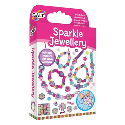 Galt Sparkle Jewellery Childrens Necklace and Bracelet Making Craft Kit for Kids Fun Activity Pa