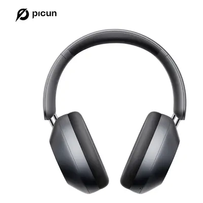 (Gray) Picun F6 Active Noise Cancelling Wireless Headphones Head Tracking 3D