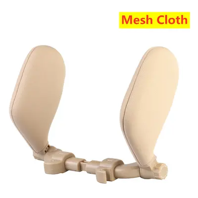 (M Mesh Cloth Meige) Car Seat Headrest Pillow Travel Rest Neck Pillow Support Solution For