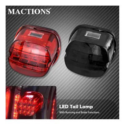 LED Brake Tail Light For Harley Dyna Fat Boy FLSTF Night Train FXSTB Softail Sportster Road King