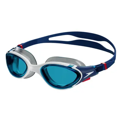 Speedo Unisex-Adult Swim Goggle Biofuse 2.0 Ammonite Blue/White/Red/Blue