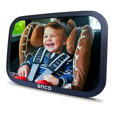 Onco Baby Rear View Car Mirror for Your Backseat, 100% Shatterproof, Essentials for Newborn - Dr