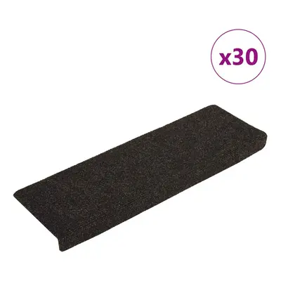 (dark brown, pcs) vidaXL Stair Mats Carpet Stair Treads Decor Stair Step Protector Needle Punch