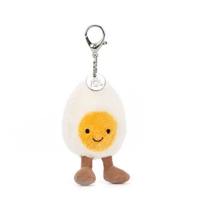 Jellycat Series Plush Toy Amuseables Happy Boiled Egg Bag Charm