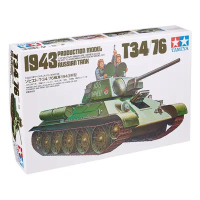 Tamiya 1/35 Russian T34/76 Tank Plastic Model Kit