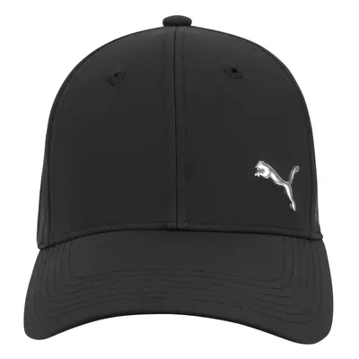 PUMA unisex adult Stretch Fit Baseball Cap Black/Silver Small-Medium