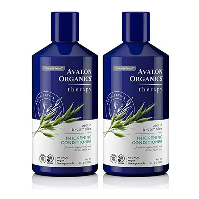 Avalon Organics - Complex Thickening Conditioner, Biotin B, Oz (Pack of 2)