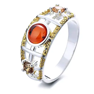 (orange, US 8(diameter:18.1mm)) ) Ylkbty Ring For Women