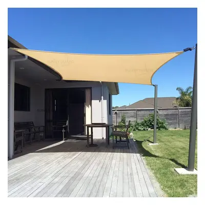 SUNNY GUARD Sun Shade Sail 13' x 20' Rectangle Terra UV Block Sunshade