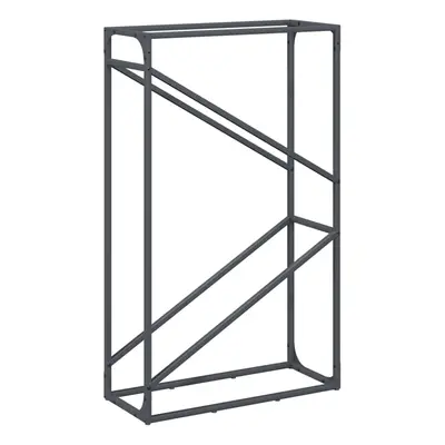 (anthracite, x x cm) vidaXL Firewood Rack White 40x25x100 cm Cold-rolled steel fireplace log hol