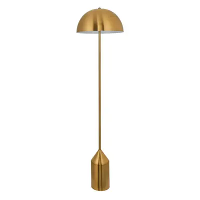 1.5m Modern Floor Lamp Antique Brass Dome Shade Free Standing Living Room Light