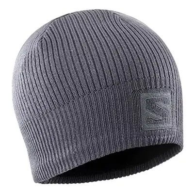 Salomon Logo Unisex Cap, Lightweight, Warmth, Versatility, Periscope, Dark Cloud, One Size