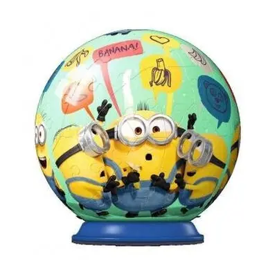 Ravensburger 3D Puzzle Ball Minions 72 Pieces Puzzle