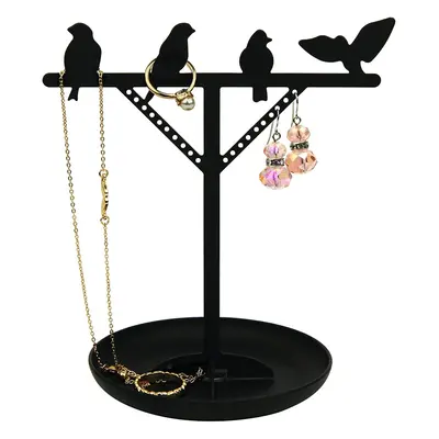 KIKKERLAND Bird Jewellery Stand, 13.3 x 10.2 x 15.2 cm