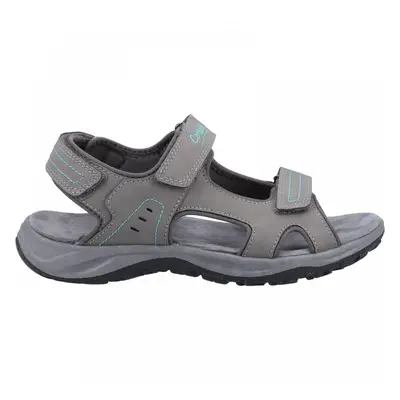 (7 (Adults'), Grey/Turquoise) Freshford Grey/Turquoise Womens Lightweight Recycled Sandals