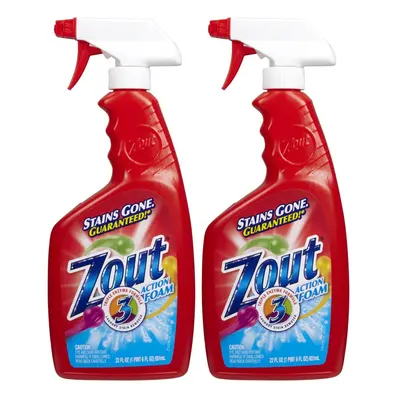 Zout Triple Enzyme Formula Laundry Stain Remover Foam - oz - pk