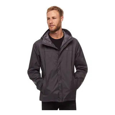 Tommy Hilfiger Mens Lightweight Breathable Waterproof Hooded Jacket Charcoal Small