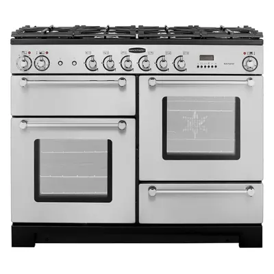 Rangemaster KCH110DFFSS/C Kitchener 110cm Burners Dual Fuel Range Cooker