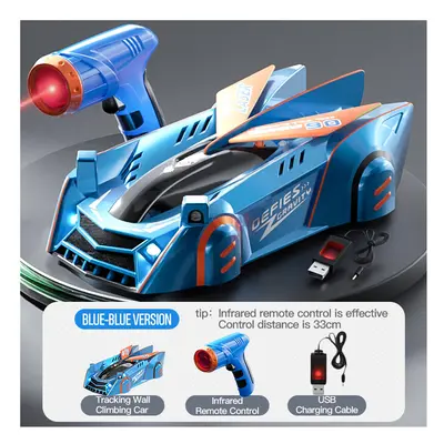 (0045rlr-731s) Light Chasing Wall Climbing Car Infrared Sensor Remote Control Car Wall Car Four-