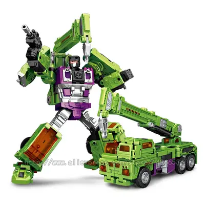 (NBK Green Style 5) New NBK Devastator Toy boy Transformation KO G1 Robot Car Anime Action Figur