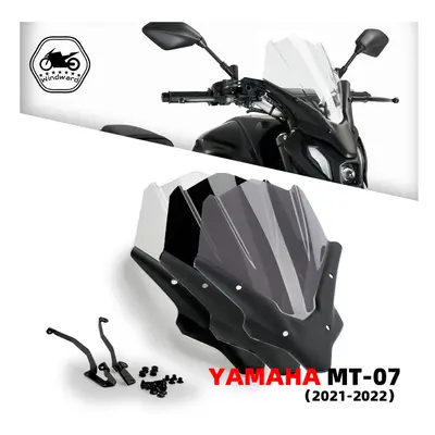 (Smoke) Motorcycle Accessories Touring Windshield Visor Black Windscreen For YAMAHA