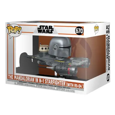 SW Mandalorian in N1 Starfighter & R5-D4 Pop! Vinyl Ride