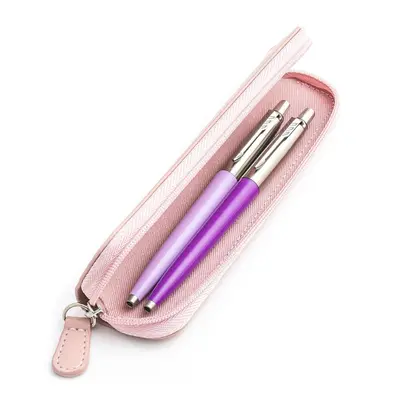 Parker Jotter Originals Lilac and Purple ballpoint pen gift set with pink case,(JO147ZJO114ZC242