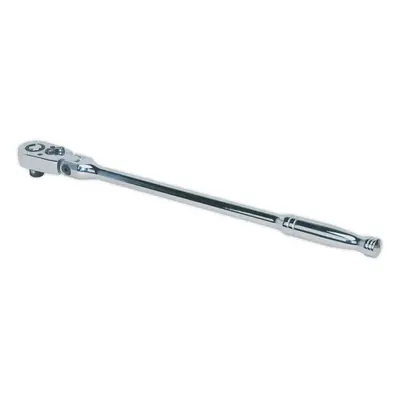 Extra Long 48-Tooth Flexi-Head Ratchet Wrench - 1/2 Inch Sq Drive - Flip Reverse