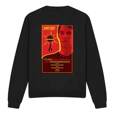 (M, Black) Star Trek Unisex Adult The Next Generation Season Episode Sweatshirt