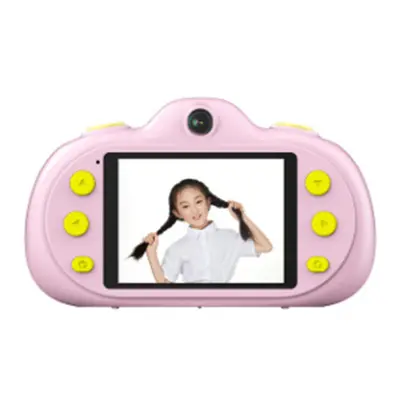 P8 2.4 inch Eight-megapixel Dual-lens Children Camera, Support for 32GB TF Card(Pink)