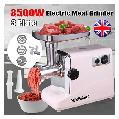 3500W Powerful Electric Meat Grinder Mincer Machine Food Sausage Maker