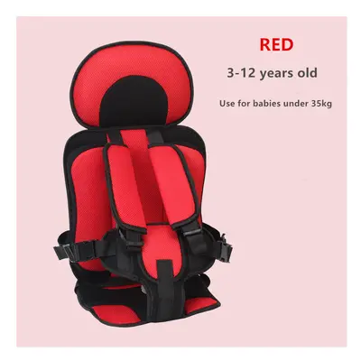 (Big Red) NEW Child Safety Seat Mat for Months To Years Old Breathable Chairs Mats Baby Car Seat