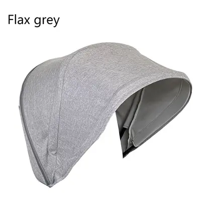 (Flax grey) Baby Stroller Sun Shade Awning Canopy For Bugaboo Bee6 Bee5 Bee3 UV Proof Pram Cover