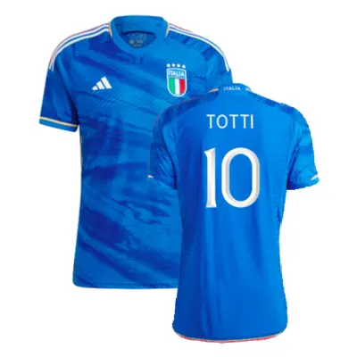 (XL) Italy Authentic Home Shirt (TOTTI 10)