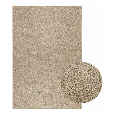 (beige, x cm/round design) vidaXL Rug Floor Carpet for Indoor and Outdoor Door Mat Kitchen Rug J