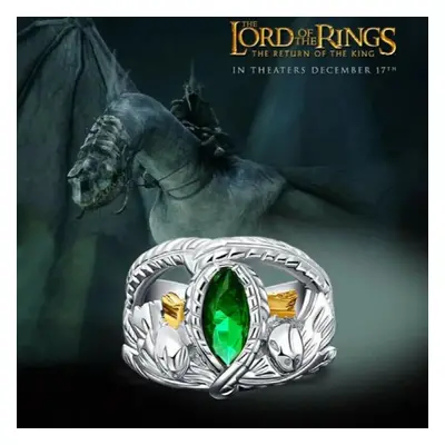 LOTR Aragorn II Barahir Snake Ring Of Power Cosplay Jewelry Punk Rock Style Finger Ring For Men 