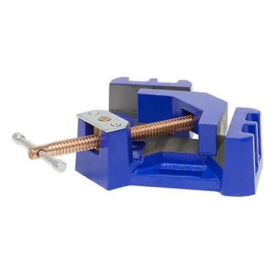 165mm Welding Vice - Self-Centring Swivel Jaw - Degree Angle Welding Aid