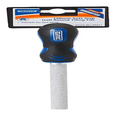 49421 Soft Grip Half Round Tiling File 140mm Blue