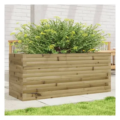 vidaXL Garden Planter 110x40x46 cm Impregnated Wood Pine