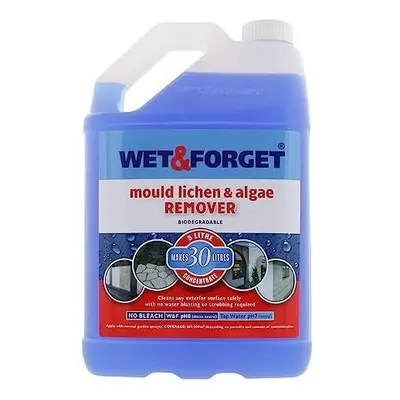 Wet & Forget Mould, Lichen, Algae, Black Mould Remover Bleach Free, 5L