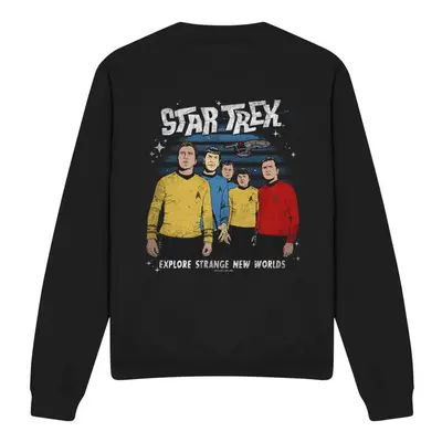 (XXL, Black) Star Trek Unisex Adult Strange New World Sweatshirt