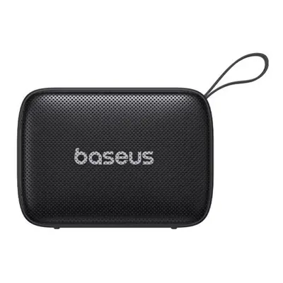 (black) Baseus Aequr Mini Portable Bluetooth Speaker, Ipx6 Waterproof, 40mm Large Drivers, Outdo