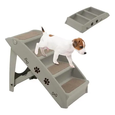 Foldable Dog Step Portable Pet Stairs With Footpads Lightweight Access