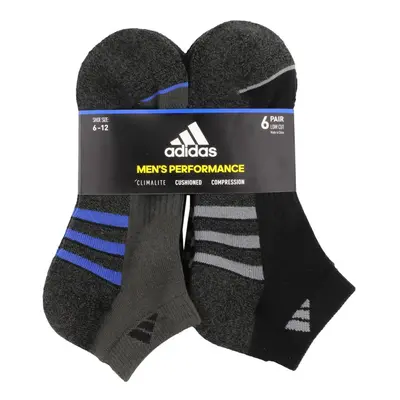 Adidas Pairs Men's Low Cut Socks Pack for Shoe Size Black Bl