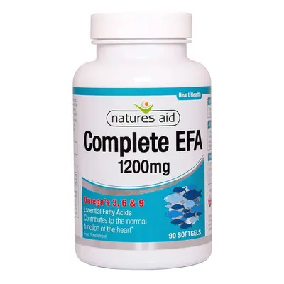 Natures Aid Complete Efa (essential Fatty Acids) Omega + 90 Capsules