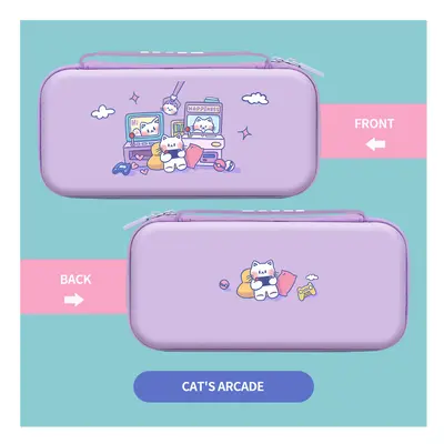 (Storage bag 10) For Nintendo Switch Case OD/NS/Lite Accessories Hard Storage Bag Kawaii Protect