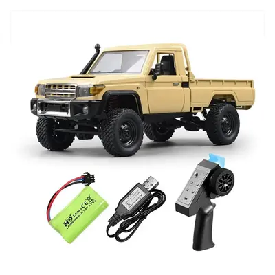 (MN82 Yellow) Newest MN82 RC CAR 1:12 Full Scale Pick Up Truck 2.4G 4WD Off-Road Crawler Car Con