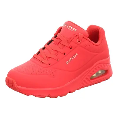 Skechers Women's Uno-Stand on Air Sneaker RED 8.5 Wide